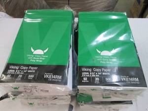 lot 179 image: 8 reams of Viking copy paper 8 12...