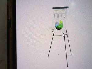 lot 191 image: Mastervision 3 leg heavy duty easel...