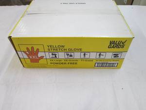 lot 207 image: ValuGuards yellow stretch gloves 10...