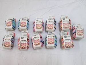 lot 244 image: Colorful striped earbud cases 11 to...