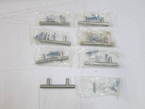 lot 282 image: 7 stainless steel bar pulls...