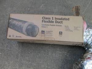 lot 303 image: Class 1 insulated flexible duct ope...