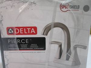 lot 339 image: Delta Pierce bathroom faucet...