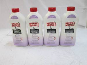lot 344 image: 4 bottles of Natures Miracle pet o...