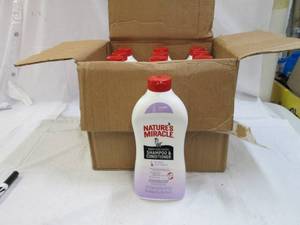 lot 347 image: 12 bottles of Natures Miracle pet ...