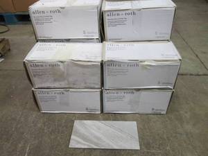 lot 349 image: 10 boxes of 20 allen  roth porcela...