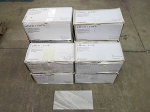 lot 350 image: 10 boxes of 20 allen  roth porcela...