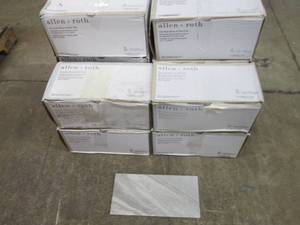 lot 351 image: 10 boxes of 20 allen  roth porcela...