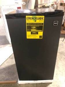 RCA 3.2 cu. ft. Mini Fridge in Black Stainless Steel customer return review pictures