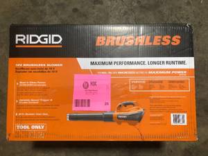 RIDGID 18V Brushless 130 MPH 510 CFM Cordless Battery Leaf Blower (Tool Only) customer return review pictures