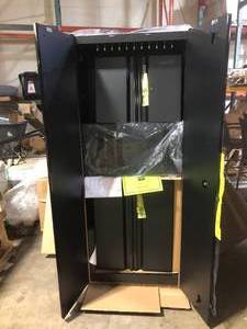Husky 3-Piece Regular Duty Welded Steel Garage Storage System in Black customer return review pictures