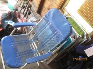 lot 36 image: Lot of 5 folding Patio chairs...