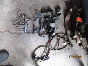 lot 45 image: Climbing rig, rope, extra straps and screw-in step footings