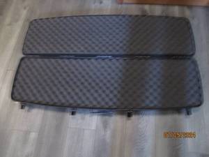 lot 19 image: Hard side and heavily padded rifle case