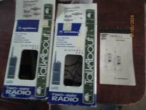 lot 107 image: Motorola Talk-About distance DPS two-way radios each with box