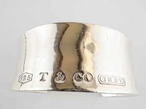 TIFFANY & Co. Wide Sterling Silver Cuff Bracelet. 2001