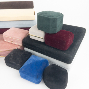 20 Various Velvet Jewelry Boxes