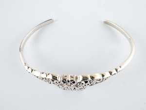 Paul Borda of Dryda Design Fairy Pentacle Pentagram Sterling Silver Cuff Bracelet.
