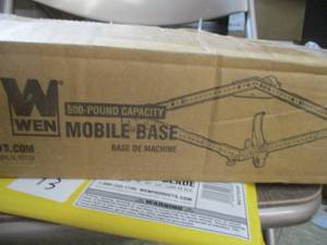 500 Pound Capacity Mobile Base...