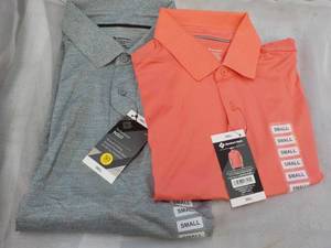2 Size Mens Small Polo Tops- vario...