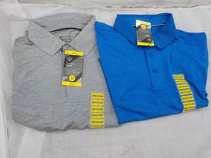 2 Size Mens Medium Polo Tops- vari...