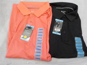 2 Size Mens Large Polo Tops- vario...