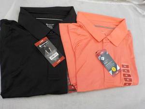 2 Size Mens X-Large Polo Tops- var...