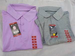 2 Size Mens X-Large Polo Tops- var...