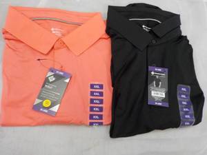 2 Size Mens XX-Large Polo Tops- va...