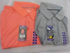 2 Size Mens XX-Large Polo Tops- va...