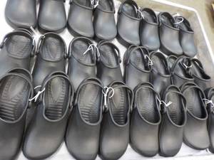 12 pair size 344 Black New Clogs...