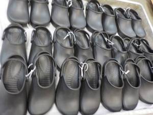 12 pair size 344 Black New Clogs...