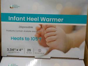 4 boxes x 25 each Infant Heel Warme...
