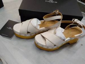 Coach Astor Semi Matte Calf Chalk S...