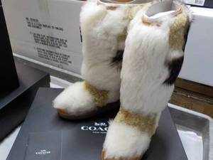 Coach Morton Calf Shearling Mix Sad...