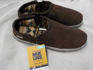 Mukluks size Mens 12 Chocolate Sli...
