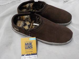 Mukluks size Mens 12 Chocolate Sli...