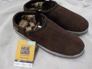 Mukluks size Mens 12 Chocolate Sli...