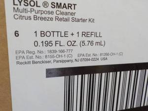 4 boxes Lysol Smart Spray Bottles w...