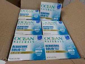 12 x 6 oz Cans Ocean Naturals White...