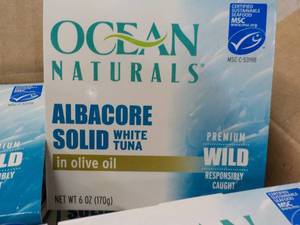 12 x 6 oz Cans Ocean Naturals White...