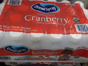 24 pack Ocean Spray Cranberry Juice...