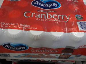 24 pack Ocean Spray Cranberry Juice...