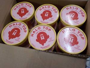 12 Halo Top Individual Strawberry C...