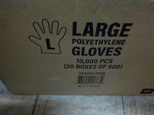10000 size Large Polyethylene Glove...