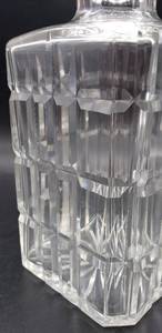 lot 80 image: Cristal De Sevrs France Crystal Whiskey Decanter 8.5 High