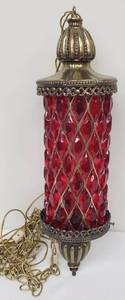 lot 46 image: Retro Swag Hanging Light