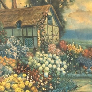 lot 27A image: An Old Fashioned Garden Print by R. Atkinson Fox