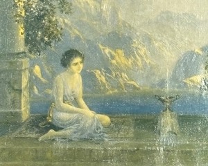 lot 137A image: Oriental Dreams Framed Print by R. Atkinson Fox