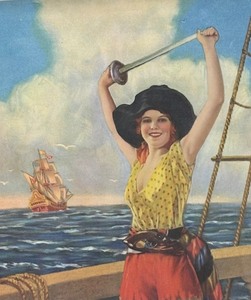 lot 127A image: The Adventuress Print by DeForest